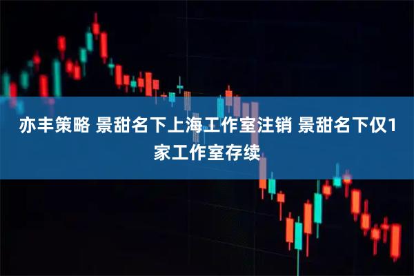 亦丰策略 景甜名下上海工作室注销 景甜名下仅1家工作室存续